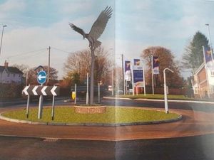 Supporting image for story: Huge eagle statue in need of a landing spot after initial sites rejected