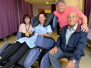 Supporting image for story: Specialist chairs for stroke patients donated to hospital
