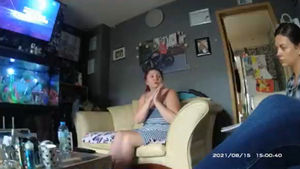 Undated bodycam footage issued by North Wales Police of Kerry Ives being interviewed by police officers. Photo: North Wales Police/PA Wire 