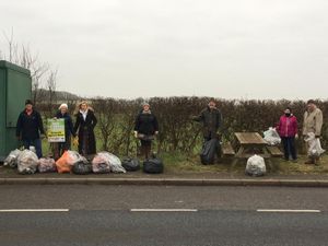 Members of Bridgnorth Litter Picking Club