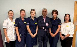 Dr Moulik and the team