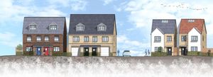 Artist's impression of homes proposed for the former Coseley Swimming Baths site. Photo: W13 Developments