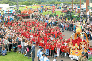 The diamond jubilee party at RAF Cosford was attended by the Queen and Prince Philip and crowds flocked for a glimpse of the royal visitors and to enjoy the carnival atmosphere
