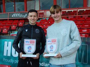 Supporting image for story: Walsall pair Mat Sadler and Nathan Lowe win League Two awards for December
