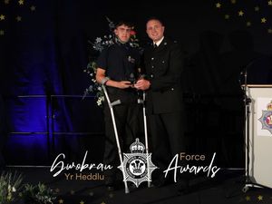 Supporting image for story: Courageous Newtown police cadet wins award for his actions which led to the arrest of a prolific offender