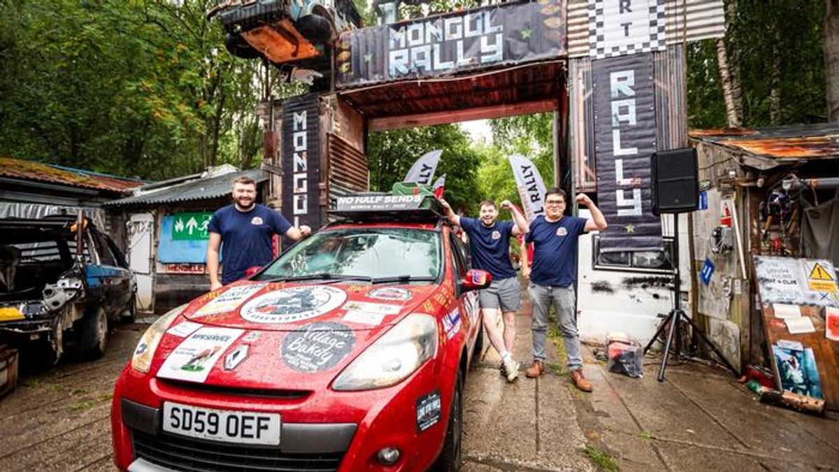 Bakery worker from Shrewsbury conquers 7,450-mile Mongol Rally in battered £500 Clio