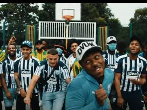 Supporting image for story: Sing when you’re winning! West Brom's rap star Kyle Edwards' promotion party hit