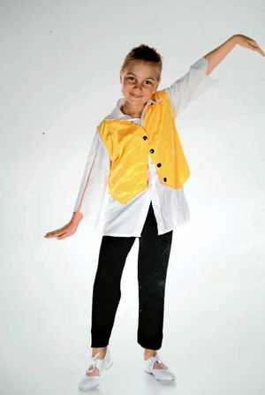 Georgia at the Carmichael School of Dance's Summer show, aged 7.