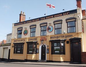 The Bathams Brewery in Delph Road Brierley Hill which is also now The Vine pub