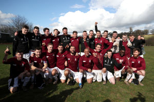 Bull in the Barne celebrate after the game despite losing 4-3