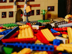 Supporting image for story: Venue is building up to Lego exhibition