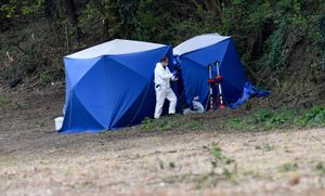 Forensics working at the scene