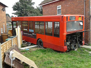 Supporting image for story: Five injured as bus ends up in Walsall garden