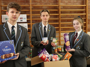 Supporting image for story: Feed a Family: Thoughtful pupils help people in need with donations of food