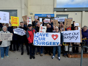 Supporting image for story: 'Appalled' patients and staff in organised protest against impending GP closure