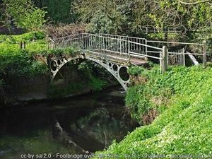 Supporting image for story: One of world’s oldest cast-iron footbridges gets refurb