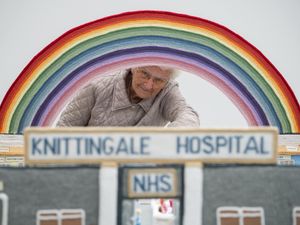 Supporting image for story: Great-great-grandmother crafts ‘Knittingale’ hospital to raise funds for NHS