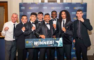 The People's Favourite winners Eclipse Kickboxing at the Wolverhampton BID Excellence Awards 2023
