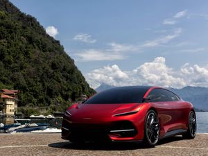 Supporting image for story: Aehra’s electric saloon brings sleek looks and 497-mile range