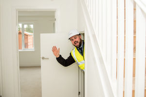 Inside one of the homes on the Swan Lane development