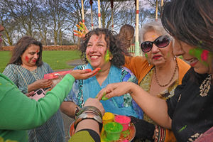 Power Ladies Club Sandwell held an event at Dartmouth Park in West Bromwich to celebrate the festival of Holi