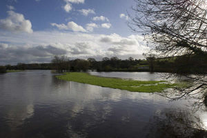 Supporting image for story: Flooded towpath warning as Shropshire weather turns wild