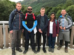 Supporting image for story: Group take on Three Peaks Challenge for charity