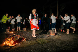 Firewalk at Black Country Living Museum in support of the Acorns Children's Hospice