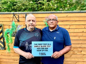 Brothers Pete (left) and Dave Cossie (right) from Shrewsbury have both gone through a prostate cancer diagnosis and joined a UK-wide movement during Men's Mental Health Week. Picture: Prostate Cancer UK.