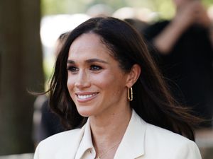 Supporting image for story: Meghan shares rare glimpse of Archie and Lilibet in pumpkin farm video