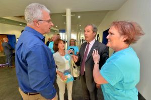 With Andrew Illsely, Natalie Boardman and Rosemary Herbert from Staffordshire