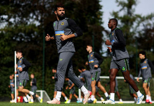 Diego Costa in training (Getty)