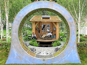 Supporting image for story: Galaxy-themed Shropshire garden wins gold at Royal Horticultural Flower Show