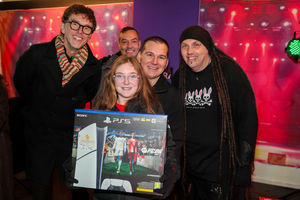 Raffle prizes such as a PS5 were won on the night. Photo: Kennett Photography