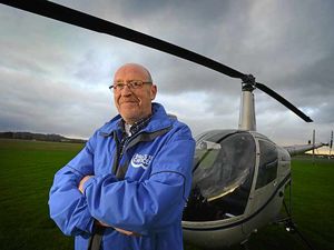 Supporting image for story: Surprise for cancer sufferer as he is given flight in bucket-list 'copter