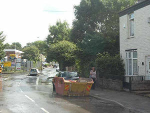 Supporting image for story: Flooding and lightning hit the region