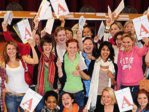 Supporting image for story: A-level passes and A grades up