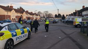 Police responded following reports of a shooting taking place in Wolverhampton