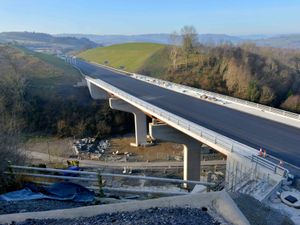 Supporting image for story: Newtown Bypass 'to open in next two months' - see how £90m road looks now