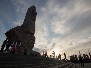 Supporting image for story: Poland holds state burial for more than 700 victims of wartime massacres