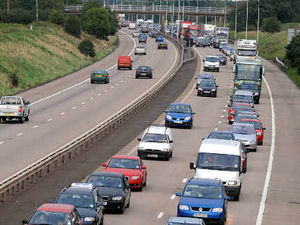 Supporting image for story: Woman hit by car on M54 after accident
