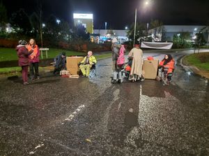 Supporting image for story: Extinction Rebellion targets Amazon warehouses in Black Friday blockade