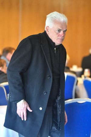 Chris Ball visited AFC Telford United shortly after purchasing a 21% stake in the club with his US-based consortium (Picture: Kieren Griffin)