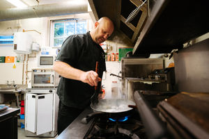 Nick Barratt said he loves to make people happy through cooking.
