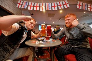 Jack Griffiths and Mike Jones, from Albrighton, at The Royal