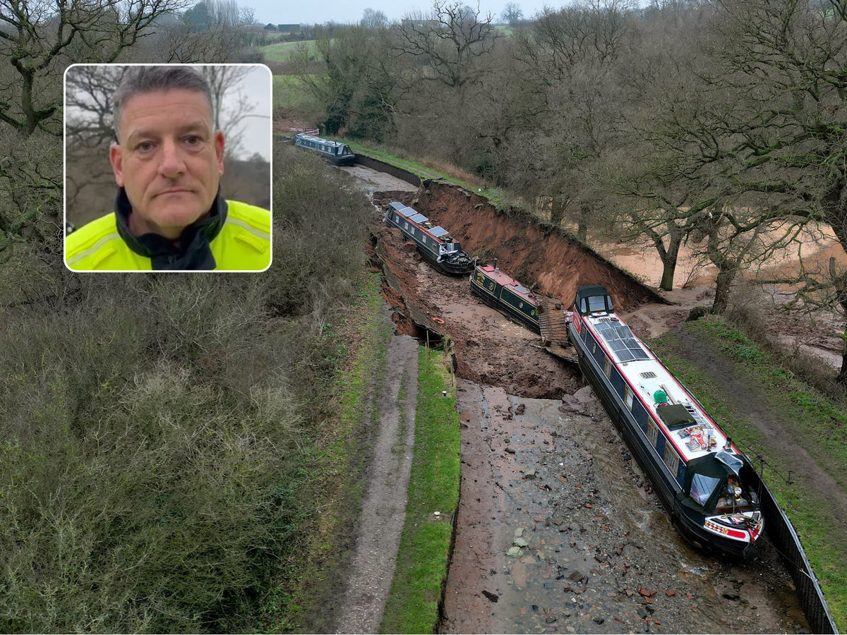 Extremely fortunate no-one hurt after Whitchurch canal collapse swallowed boats, fire chief says