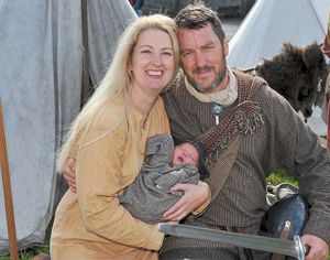 Paul and Lindsay Blessing with Anwen