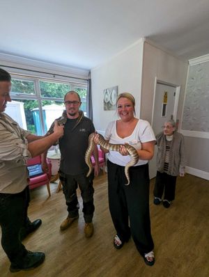 Emma Robinson, 34, manager of the care home 