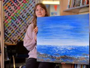 Supporting image for story: Creative types of all ages help put on an exhibition to be proud of in Market Drayton