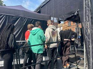 Students form part of the volunteer team at Sonic Boom Music Festival gaining hands-on experience.